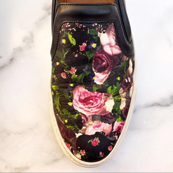 Givenchy women’s floral-print slip-on sneaker skate shoe size IT 38 US 8 - Picture 8 of 16